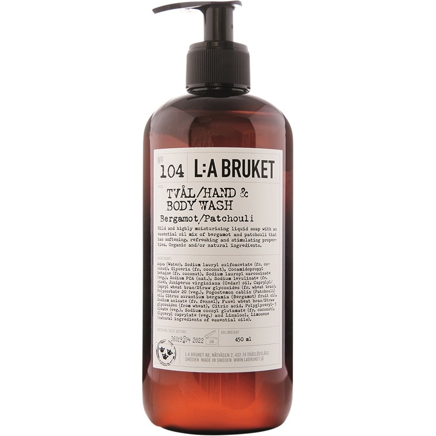 La Bruket Czyszczenie No. 104 Liquid Soap Bergamot/Patchouli