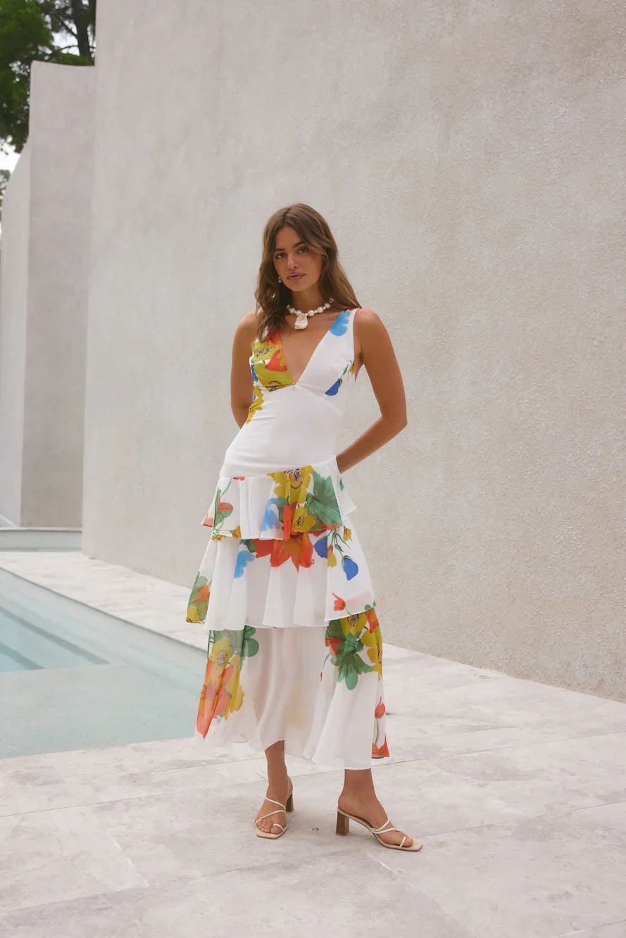 Floral Dreams Maxi Dress Multi