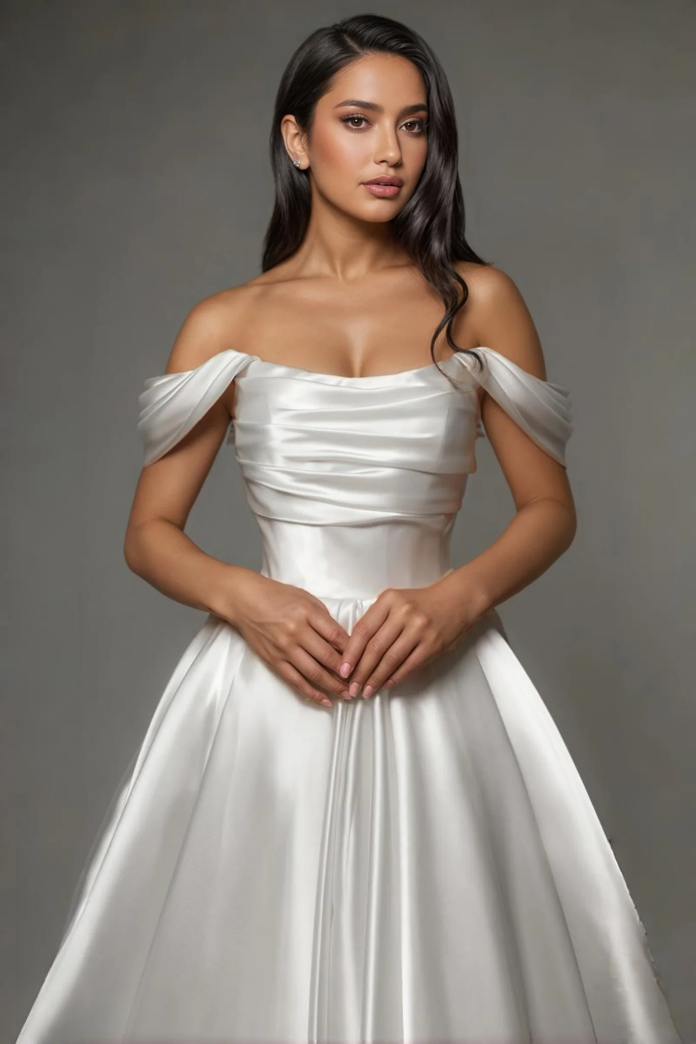 Marris White Sleeveless Wedding Maxi Dress