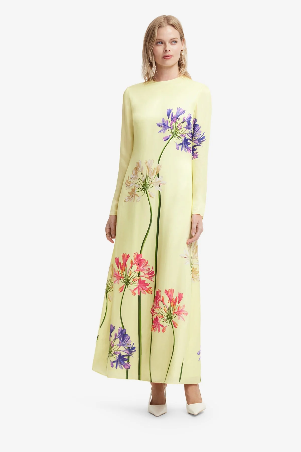 Cassandra Maxi Dress - Agapanthus Print