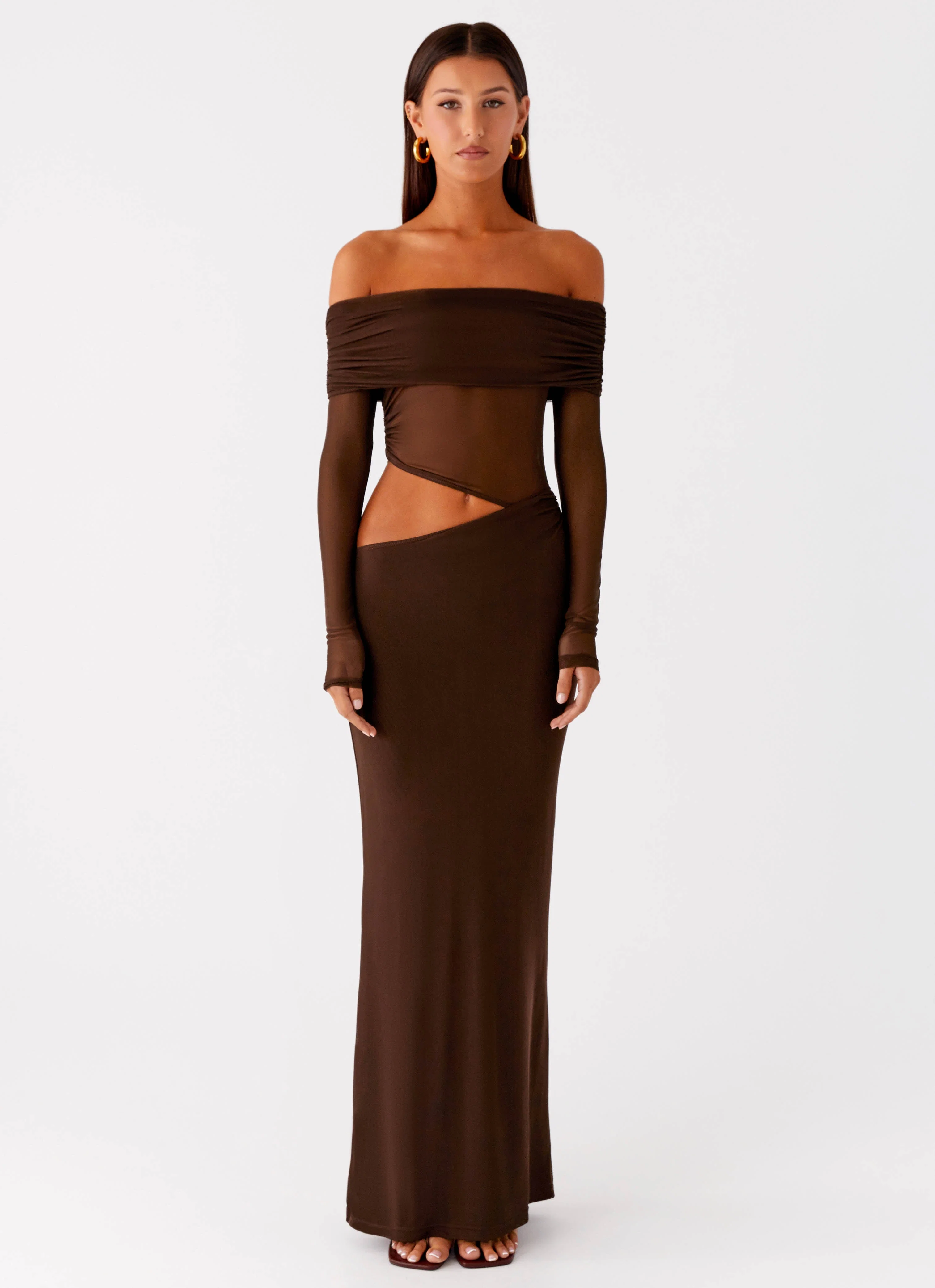 Emery Maxi Dress - Chocolate