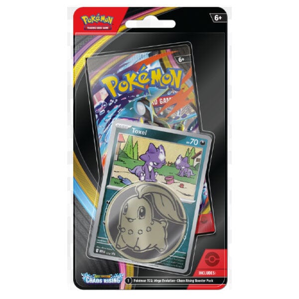 Pokémon TCG: ME04 Mega Evolution Chaos Rising Checklane Blister (Booster + Promo Card & Coin)