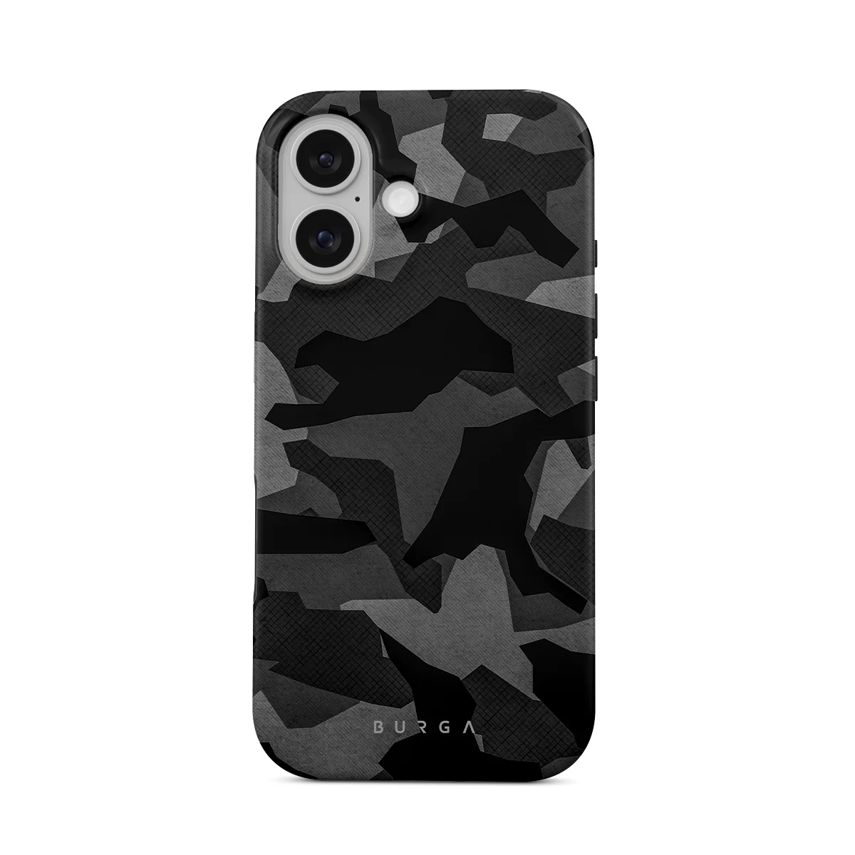 Night Black Camouflage - iPhone 16 ケース