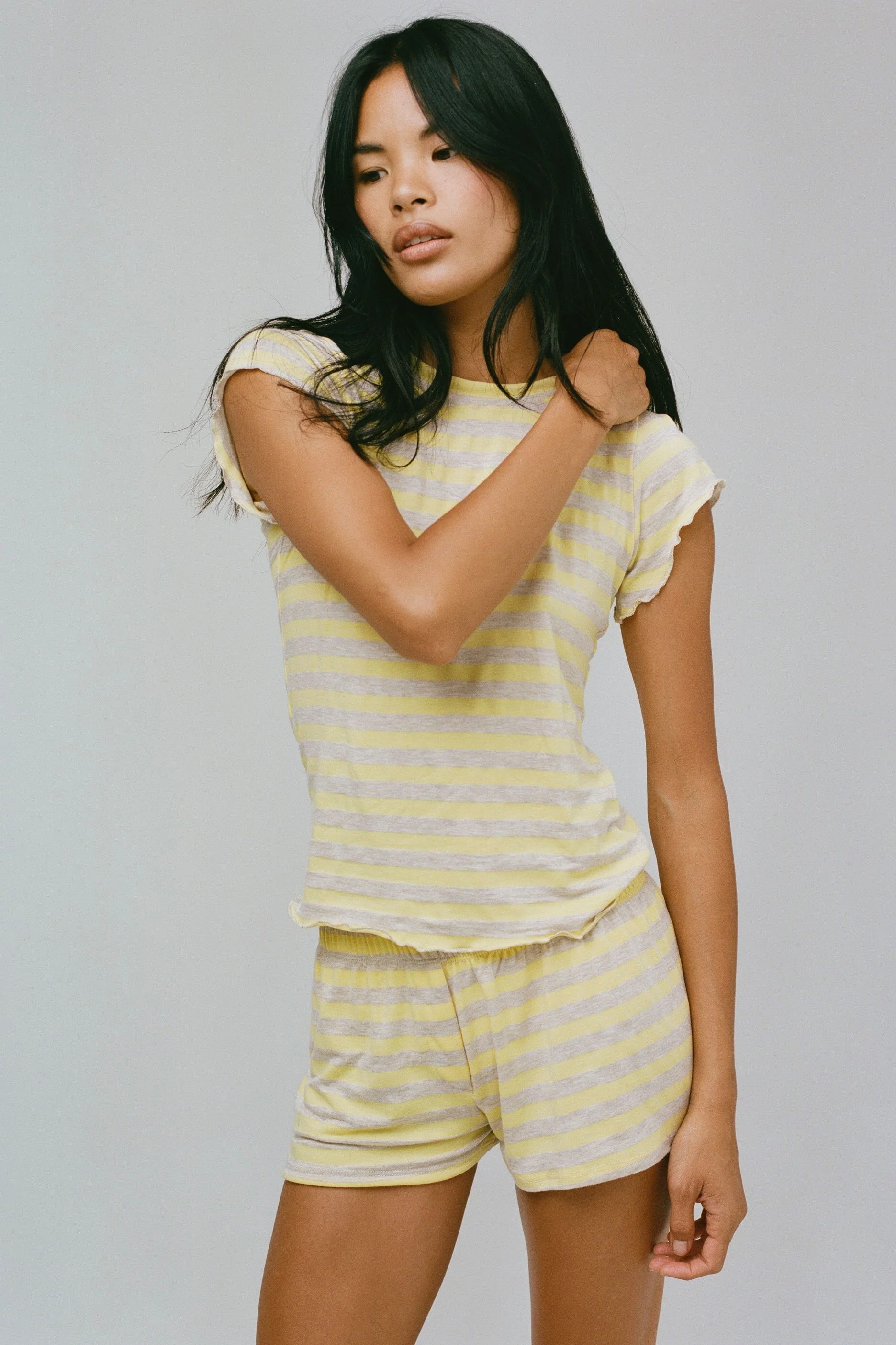 THE OATMEAL STRIPE SHORT