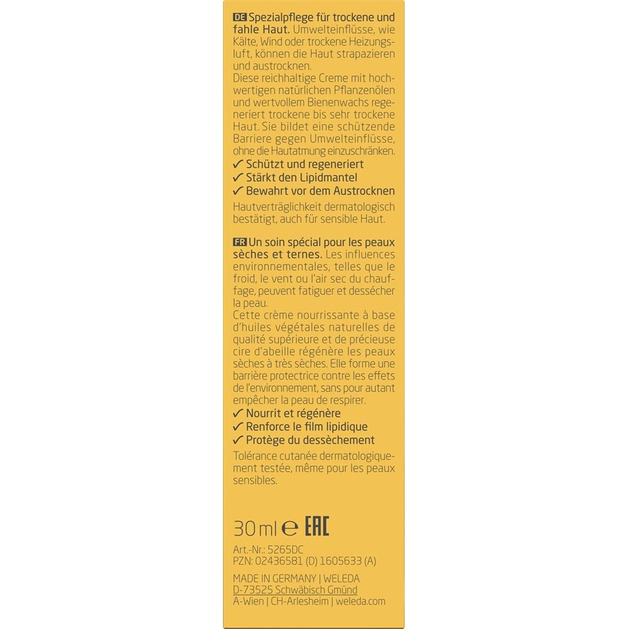 WELEDA Intensive care Krem do twarzy Cold Cream