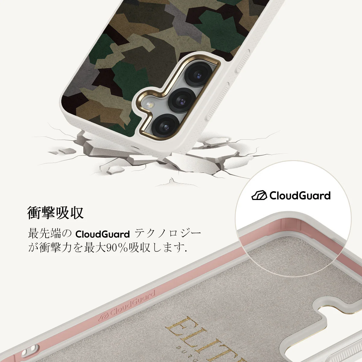 Tropical Green Camo - Samsung Galaxy S25 Plus ケース