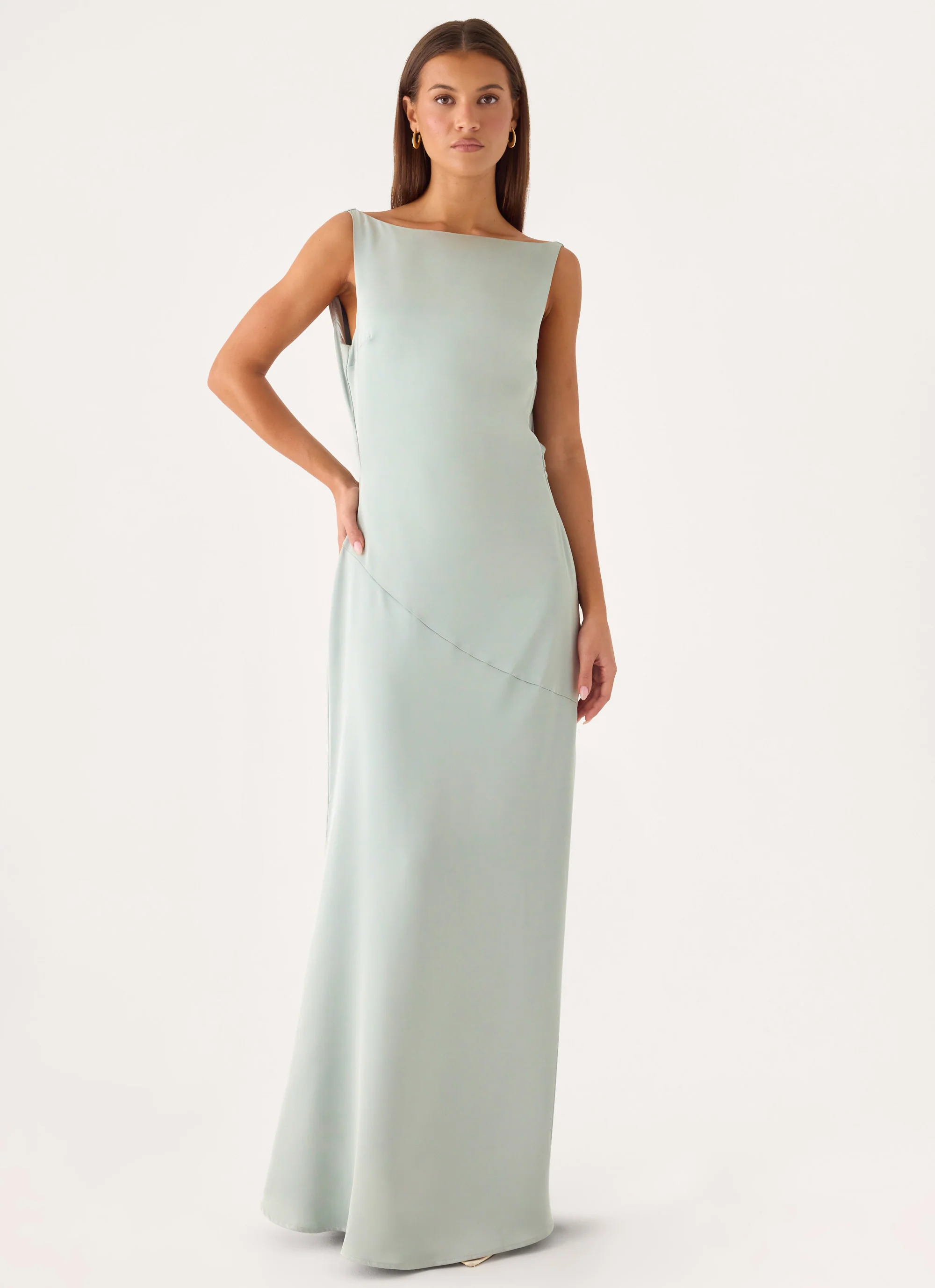 Line By Line Maxi Dress - Sage