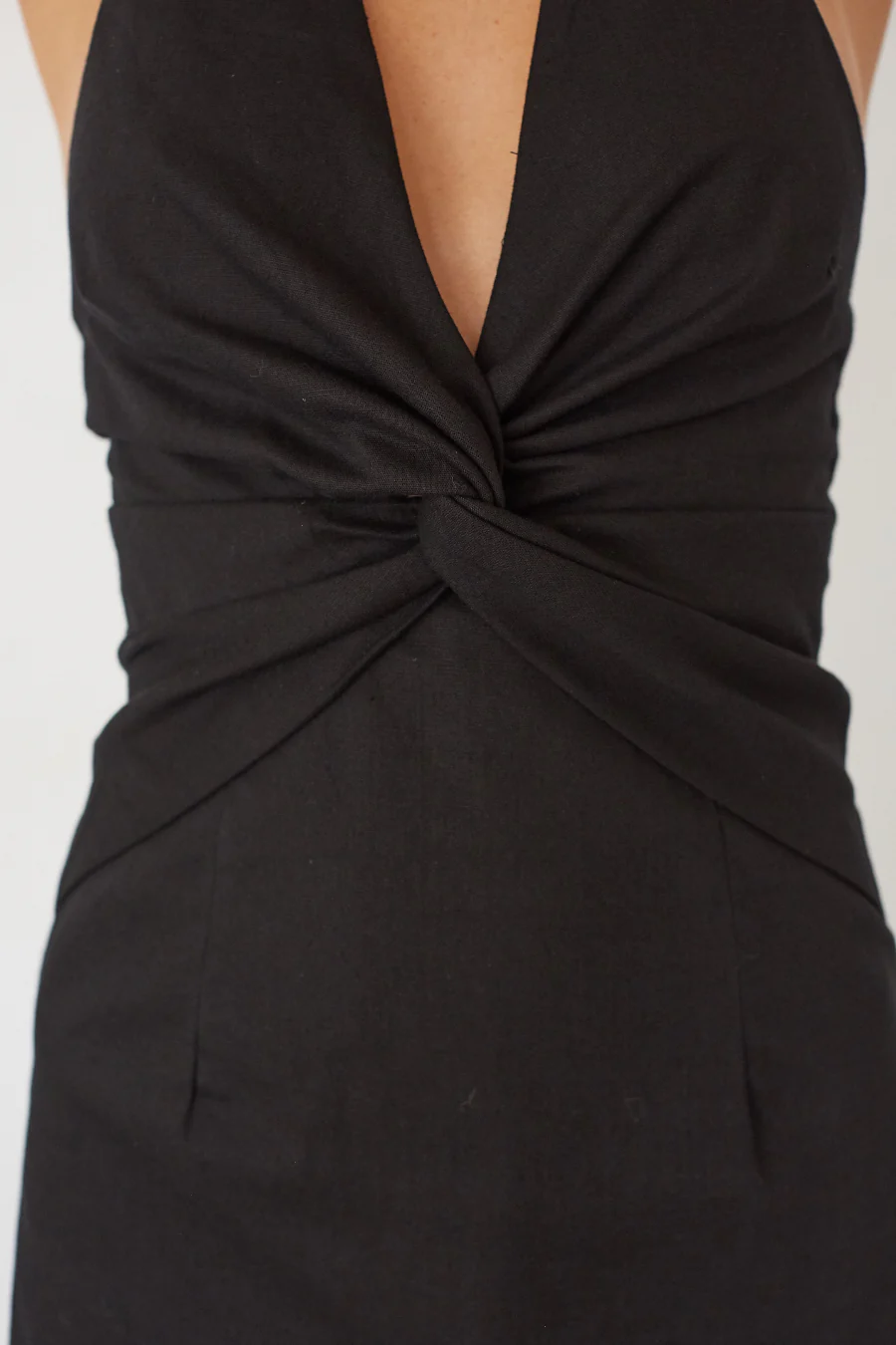 Selina Twist Front Mini Dress - luluinthesky