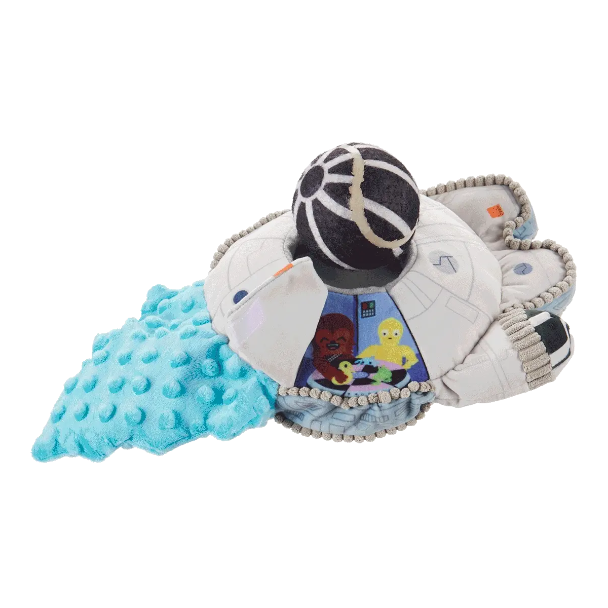 Ultimutt Milennium Falcon™ Plush Multi-Part + Fetch Dog Toy