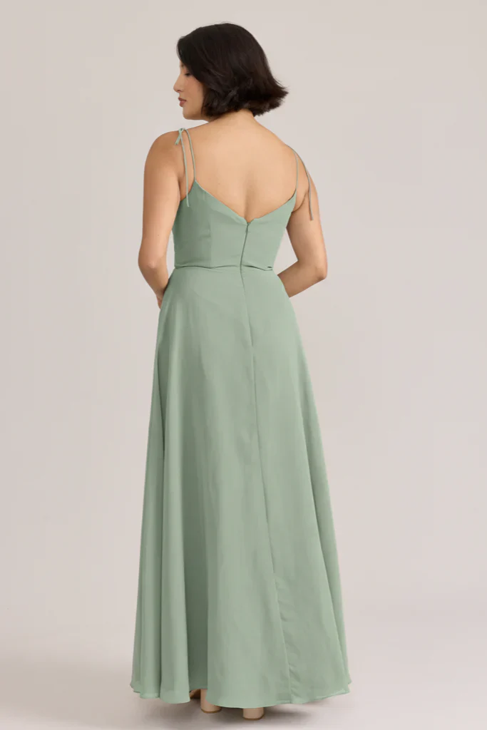 Ellapink Chiffon Dress | Ready To Ship | Sage