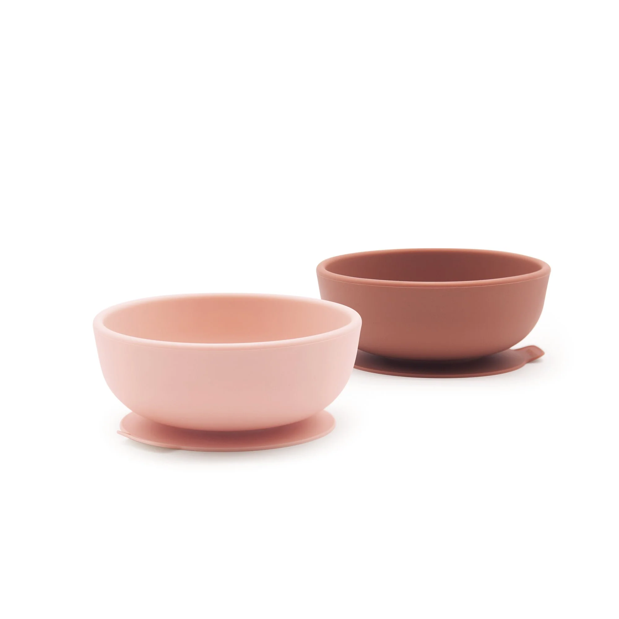 Vogeelle Silicone Suction Baby Bowl Set - Blush / Terracotta