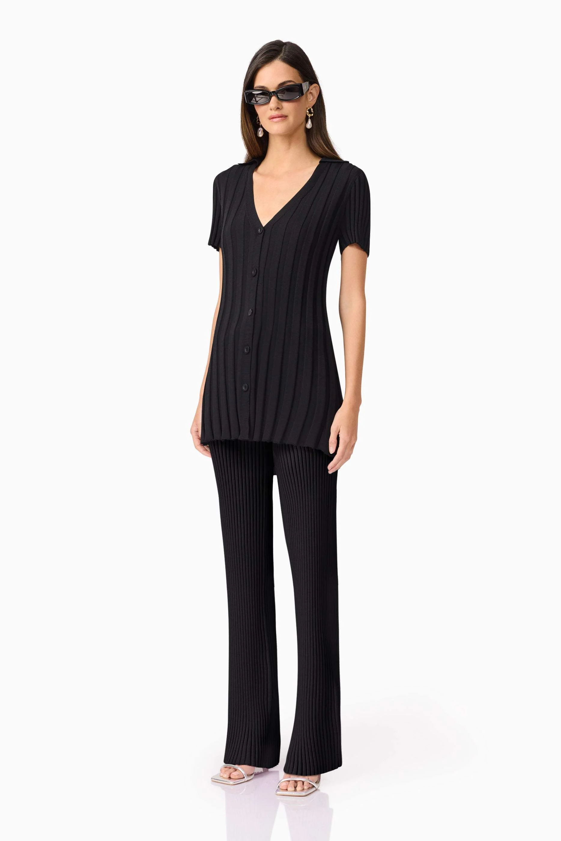 CURAAE Annabelle Knit Pants In Black