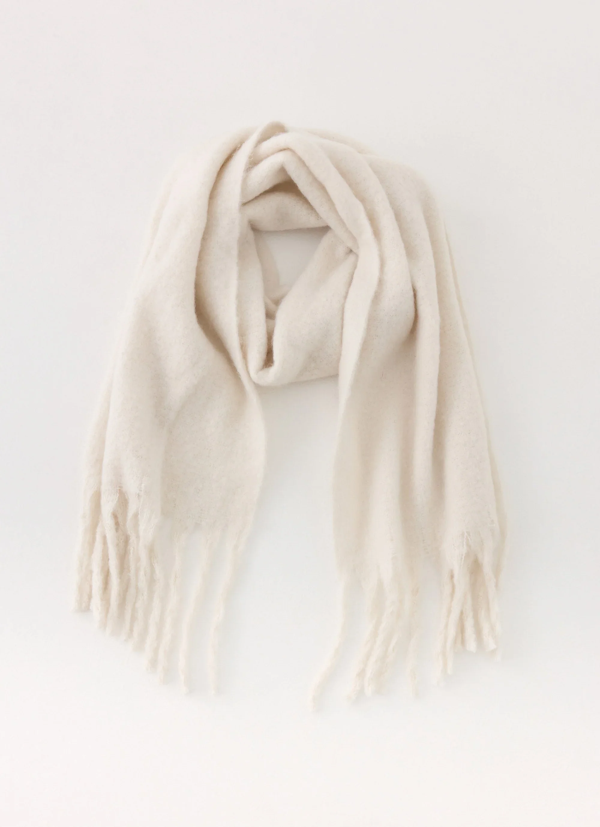 Cocoa Crush Scarf - Cream