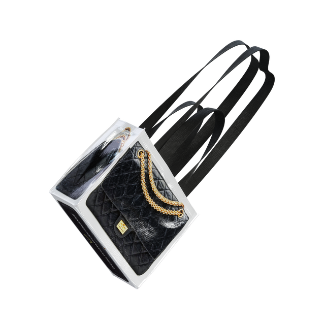 GroceryBags Creative Faux Platinum Bag Printed Woven Bag Cobalt Black Small Gym Leisure Bag