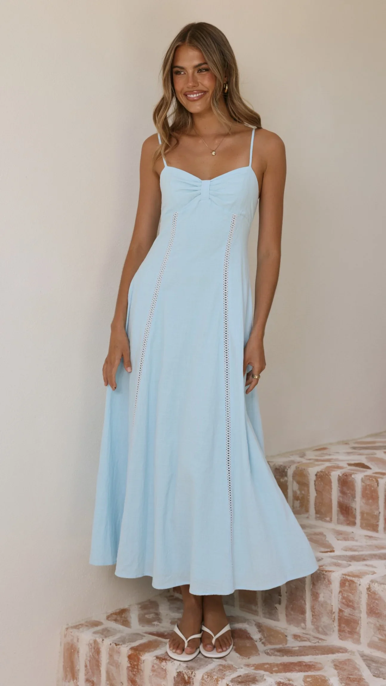 Suri Maxi Dress - Blue - luluinthesky