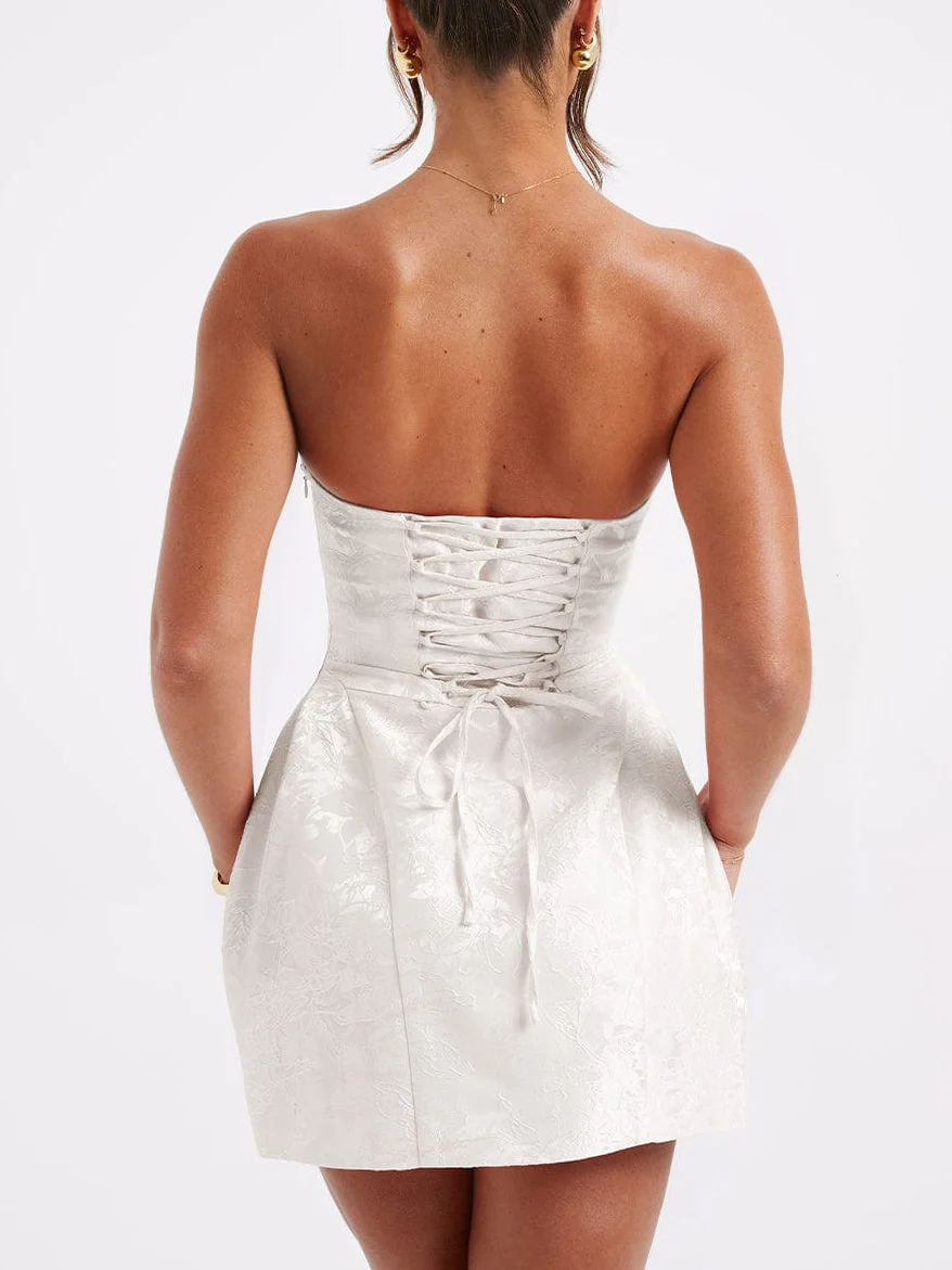 Flared Skirt Mini Dress