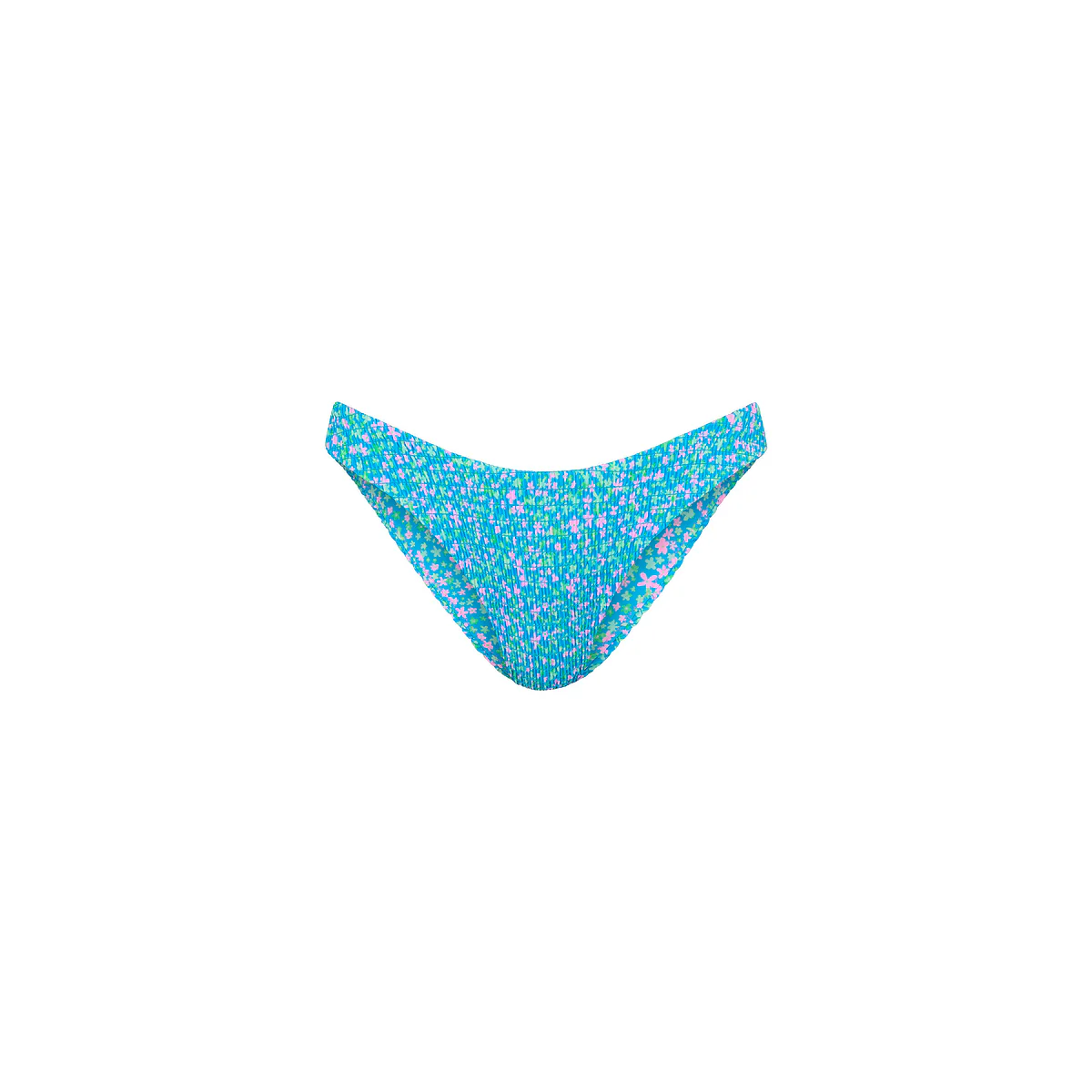 Shirred Minimal Full Coverage Bikini Bottom - Ocean Kisses