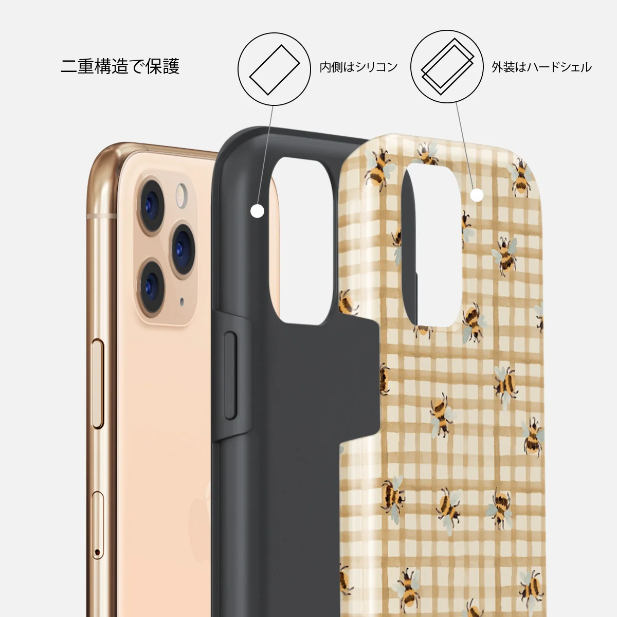Honeycomb - iPhone 11 Pro Max ケース