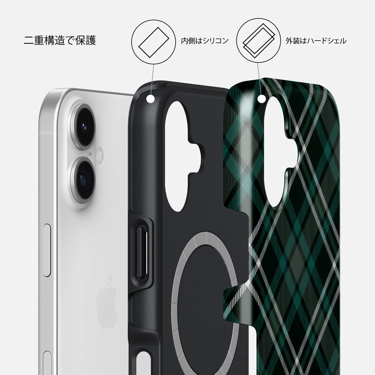 Mint Cookie - iPhone 17 ケース