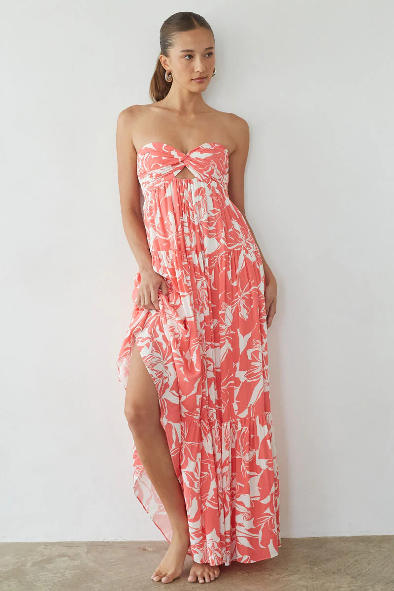 Lilo Strapless Maxi Dress - luluinthesky
