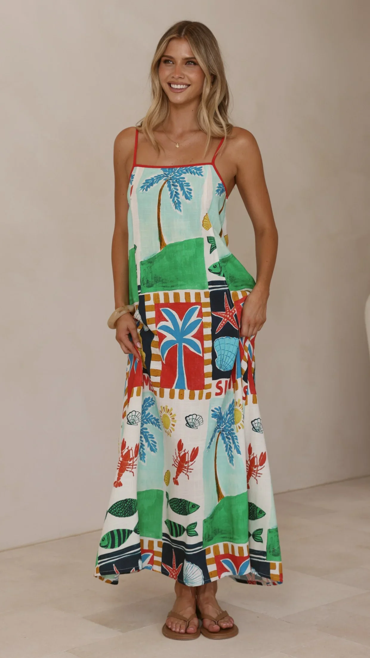 Leeta Maxi Dress - Soleil Summer