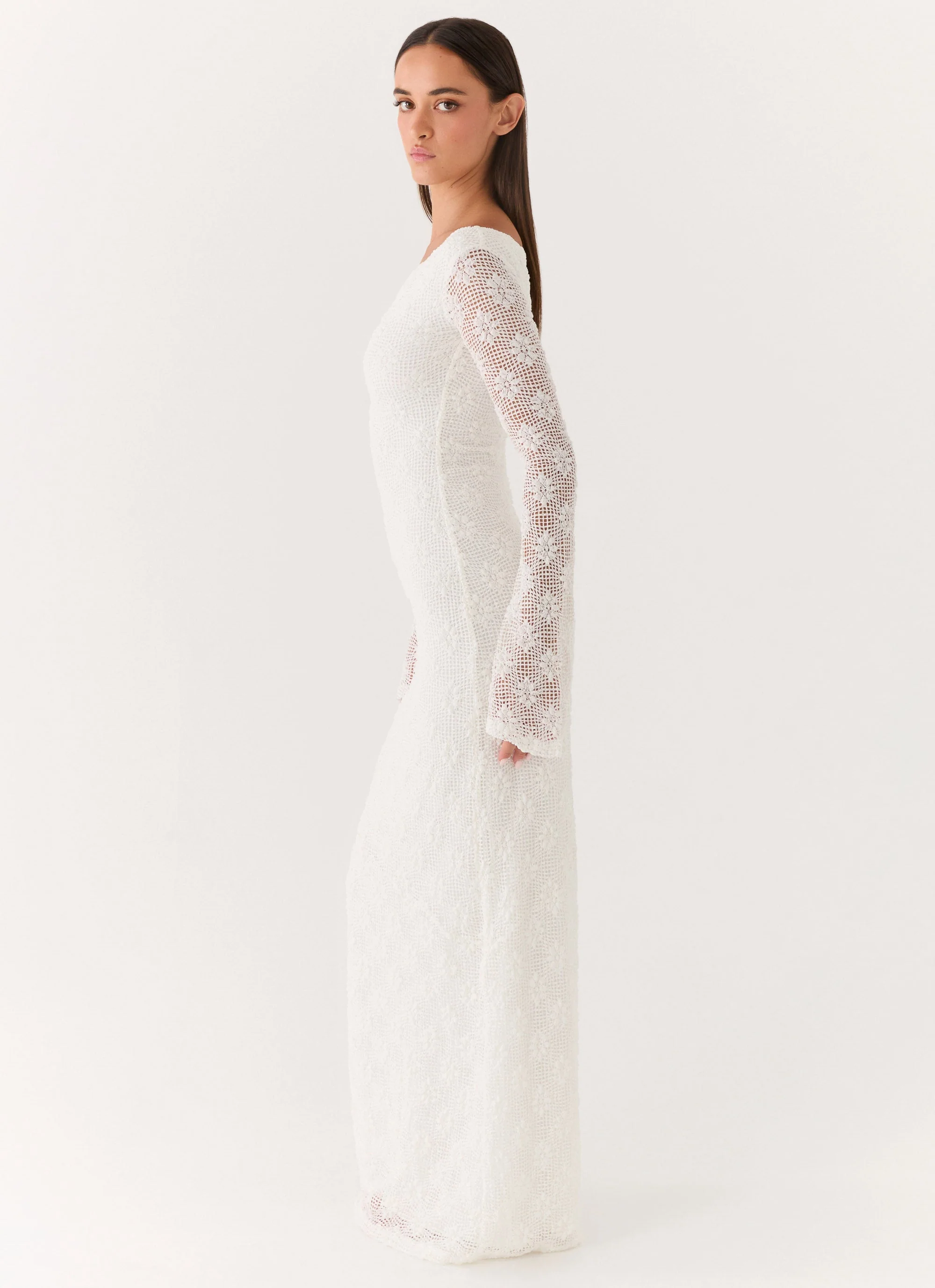 Theresea Maxi Dress - White - luluinthesky