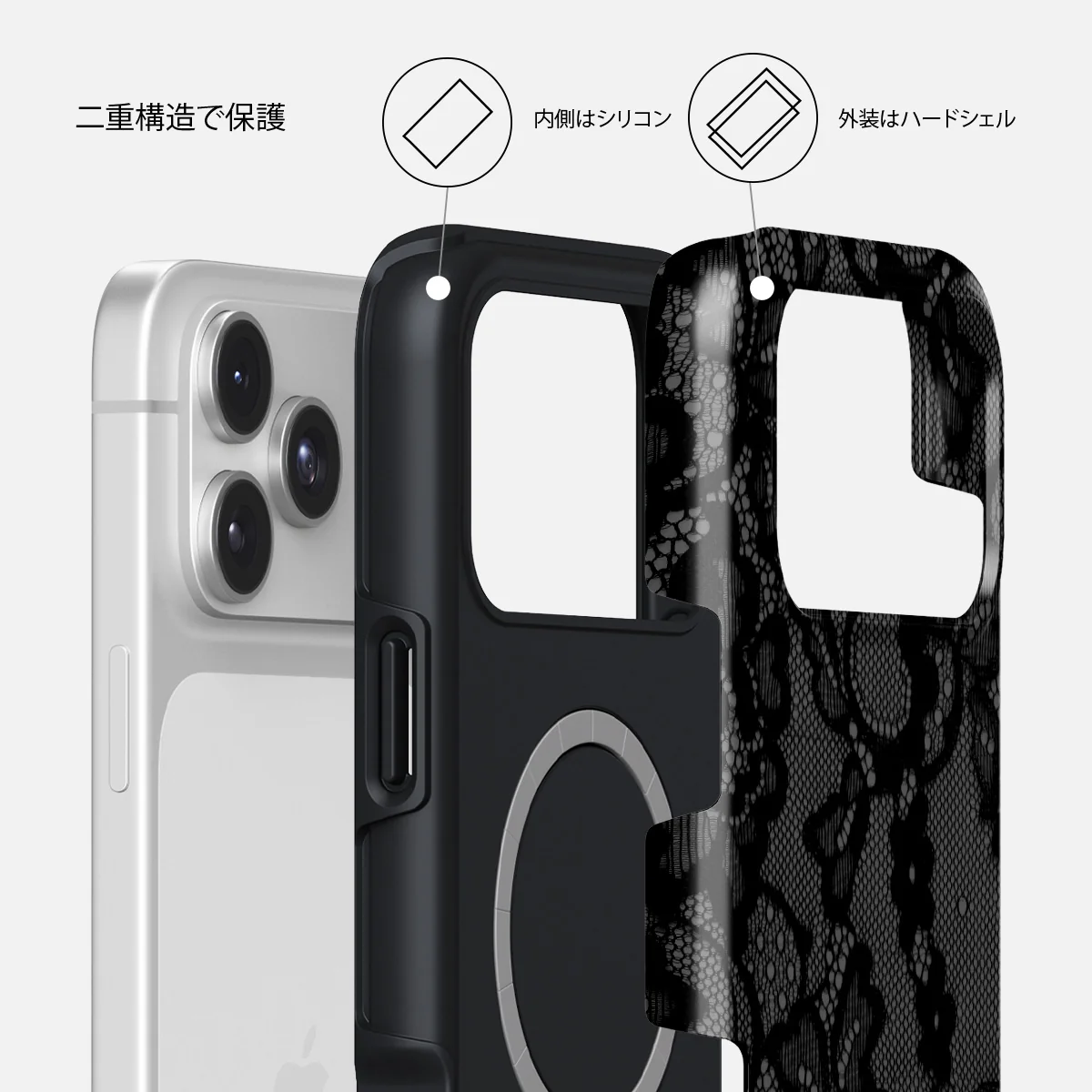 Magnetic - iPhone 17 Pro ケース