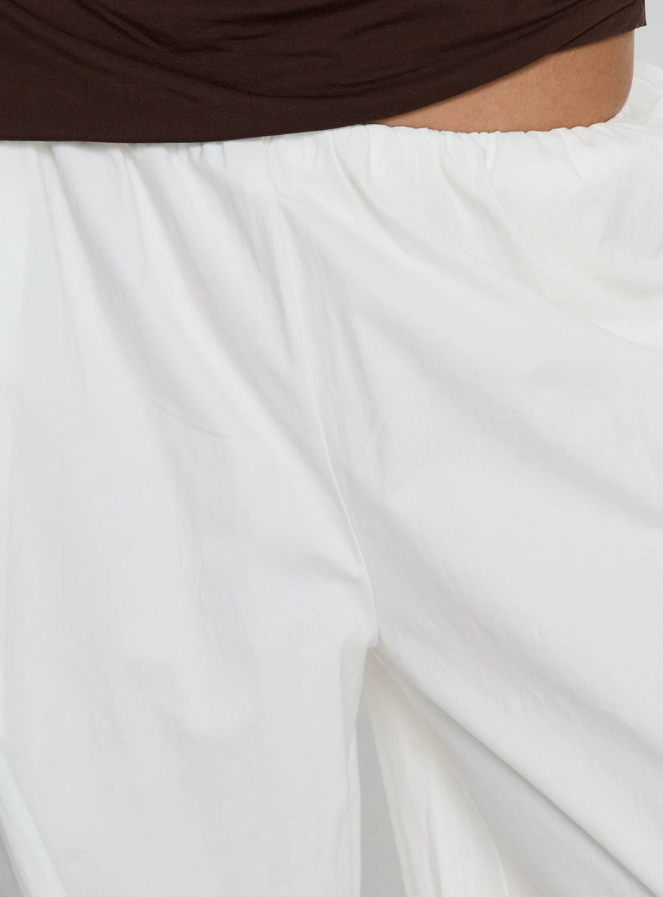 Lunea Concealed Waistband Pants White Tall