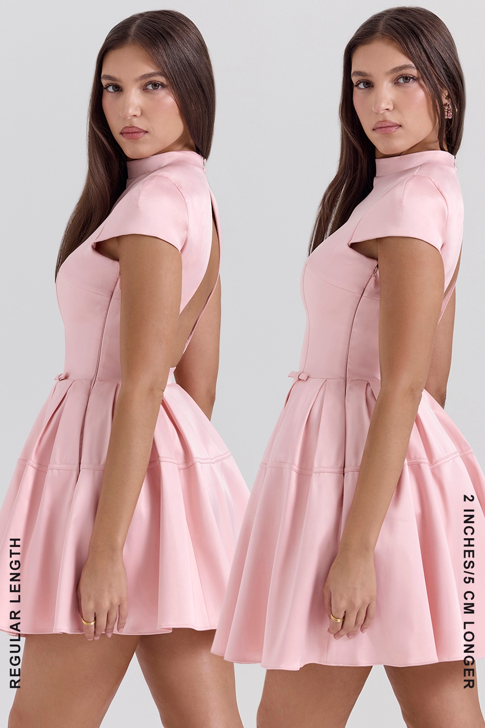 Parisian Pink Backless Mini Dress