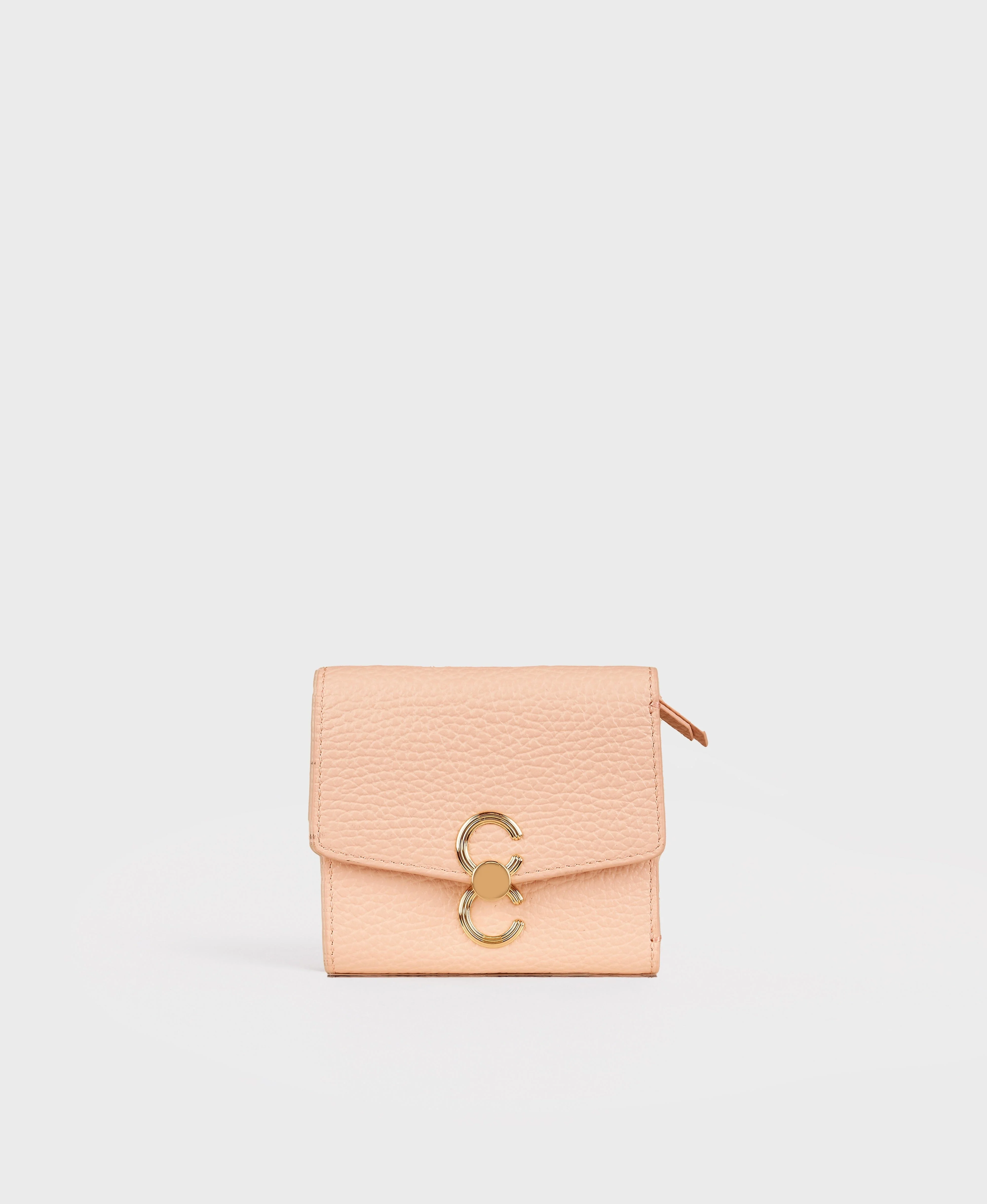 Double-C Wallet - Blush