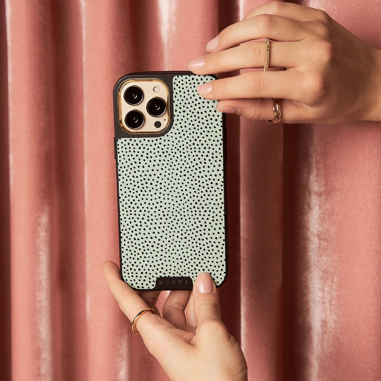 Mint Gelato - Dots iPhone 11 Pro ケース