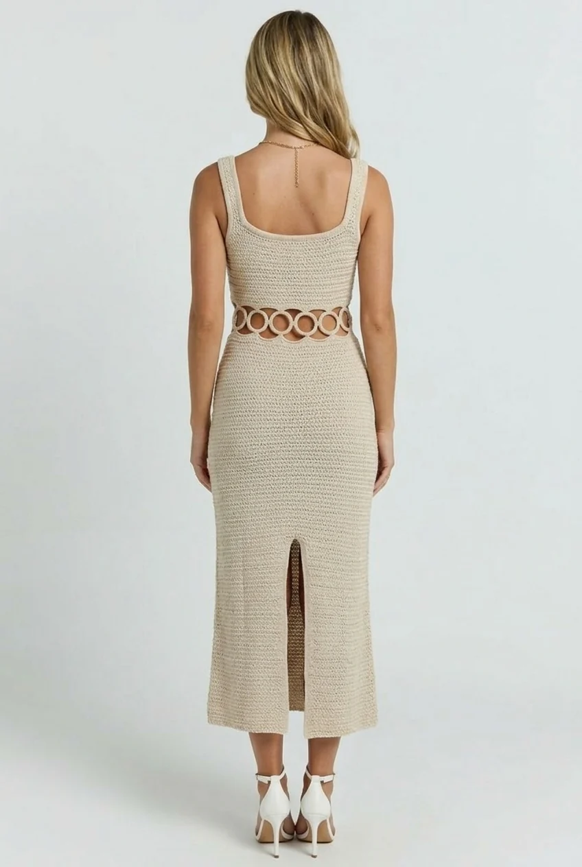 Bali Crochet Midi Dress