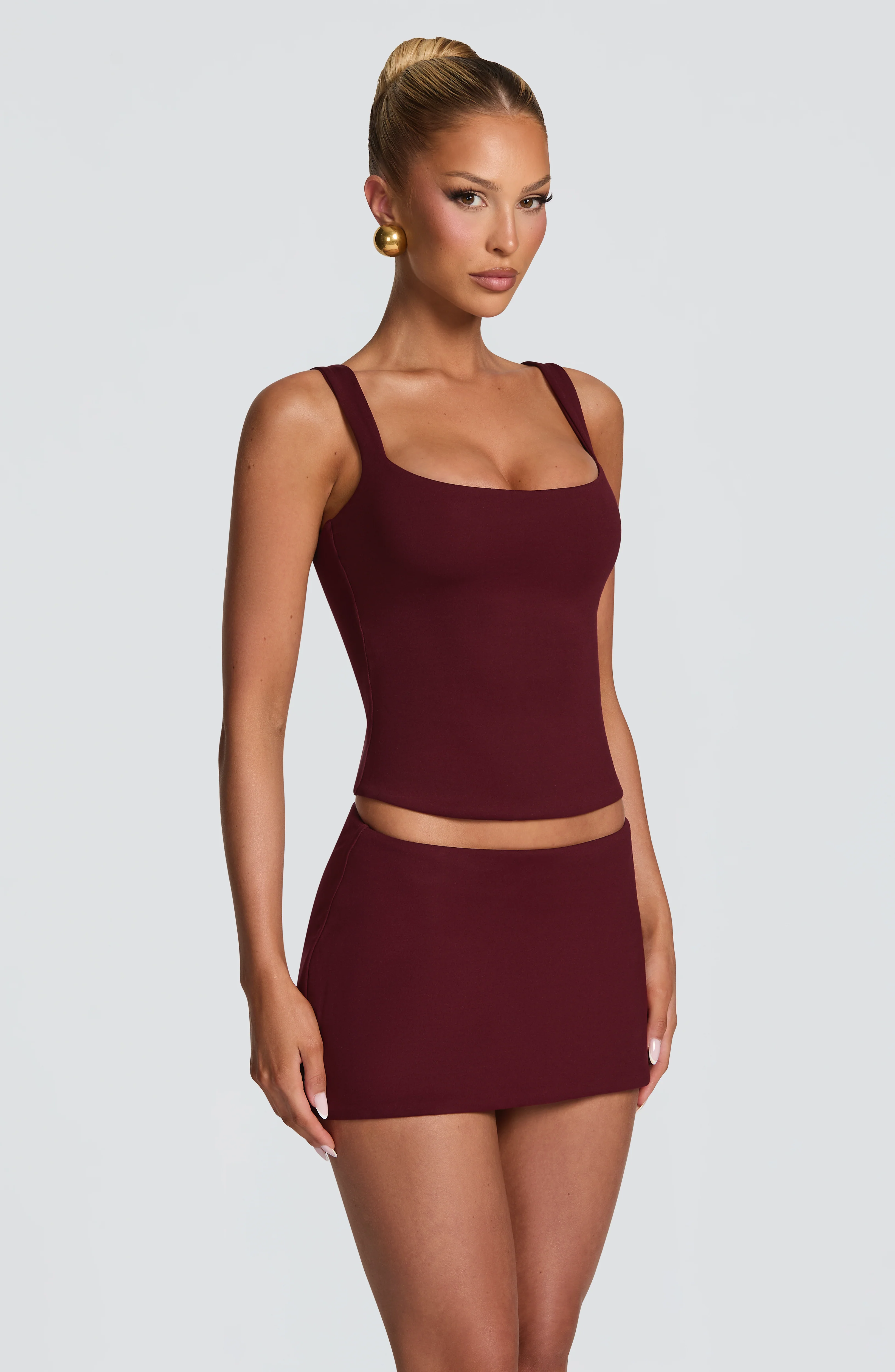 Bea Top - Cherry Lacquer