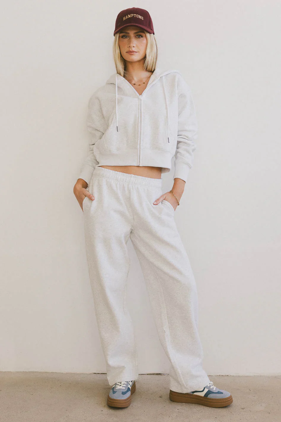 Ezra Zip Up in Grey