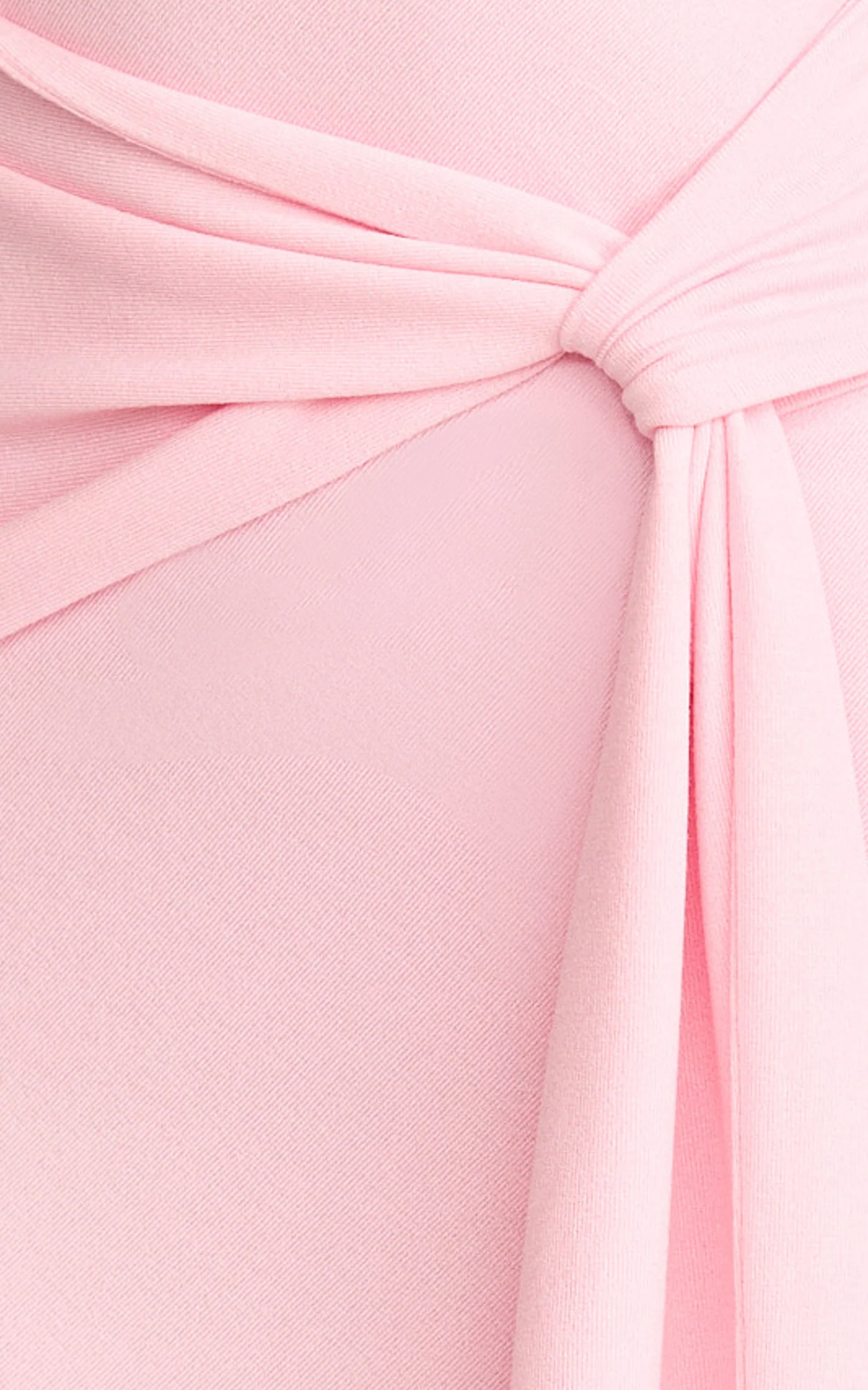 Aria Maxi Dress - Strapless Tie Waist Dress in Pink