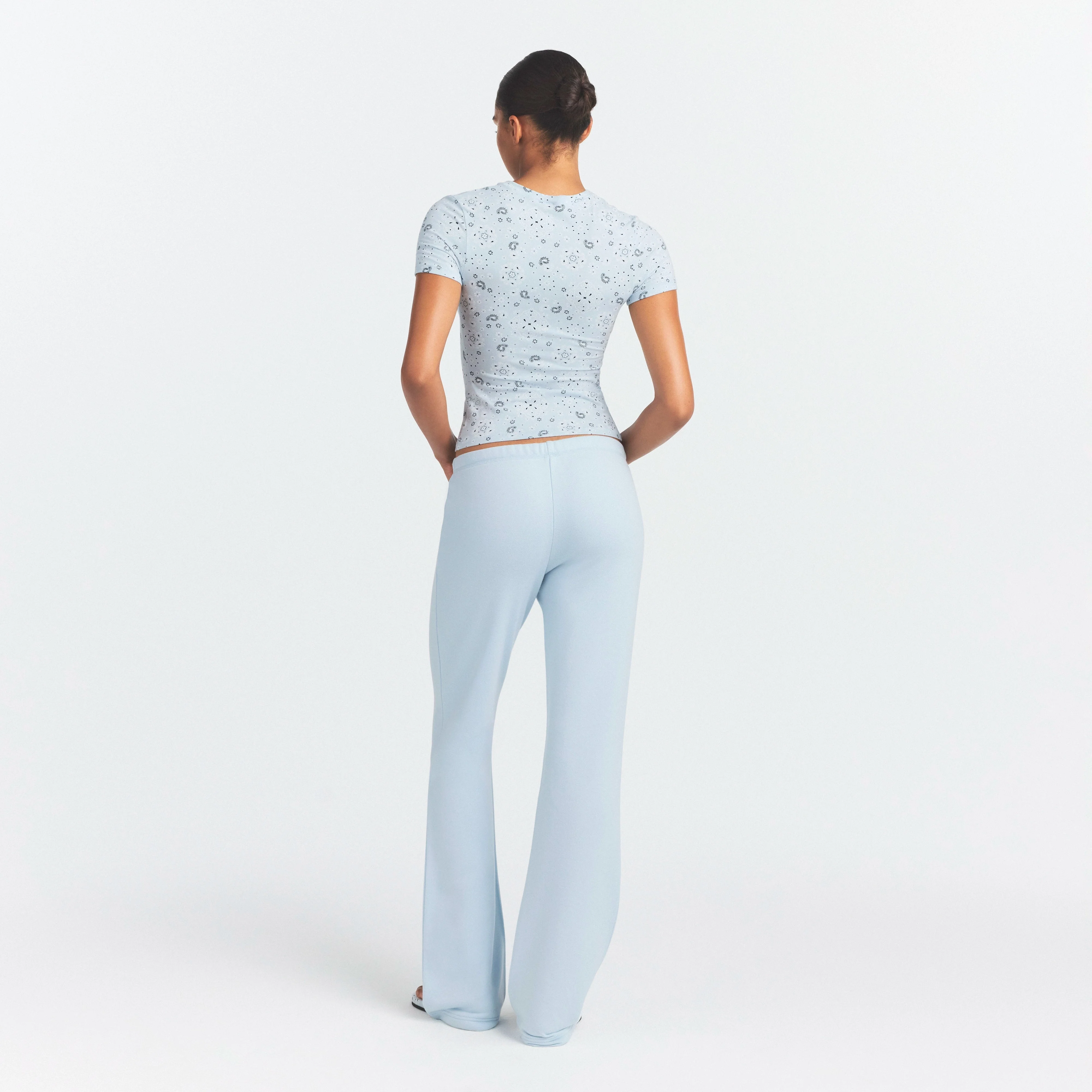 Cotton Jersey T-Shirt - Powder Blue Bandana