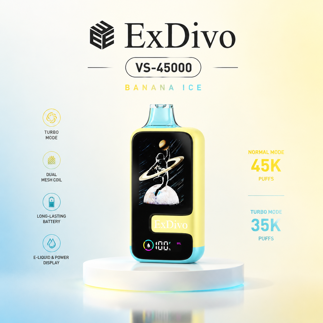 ExDivo SPACE 45K Disposable Vape