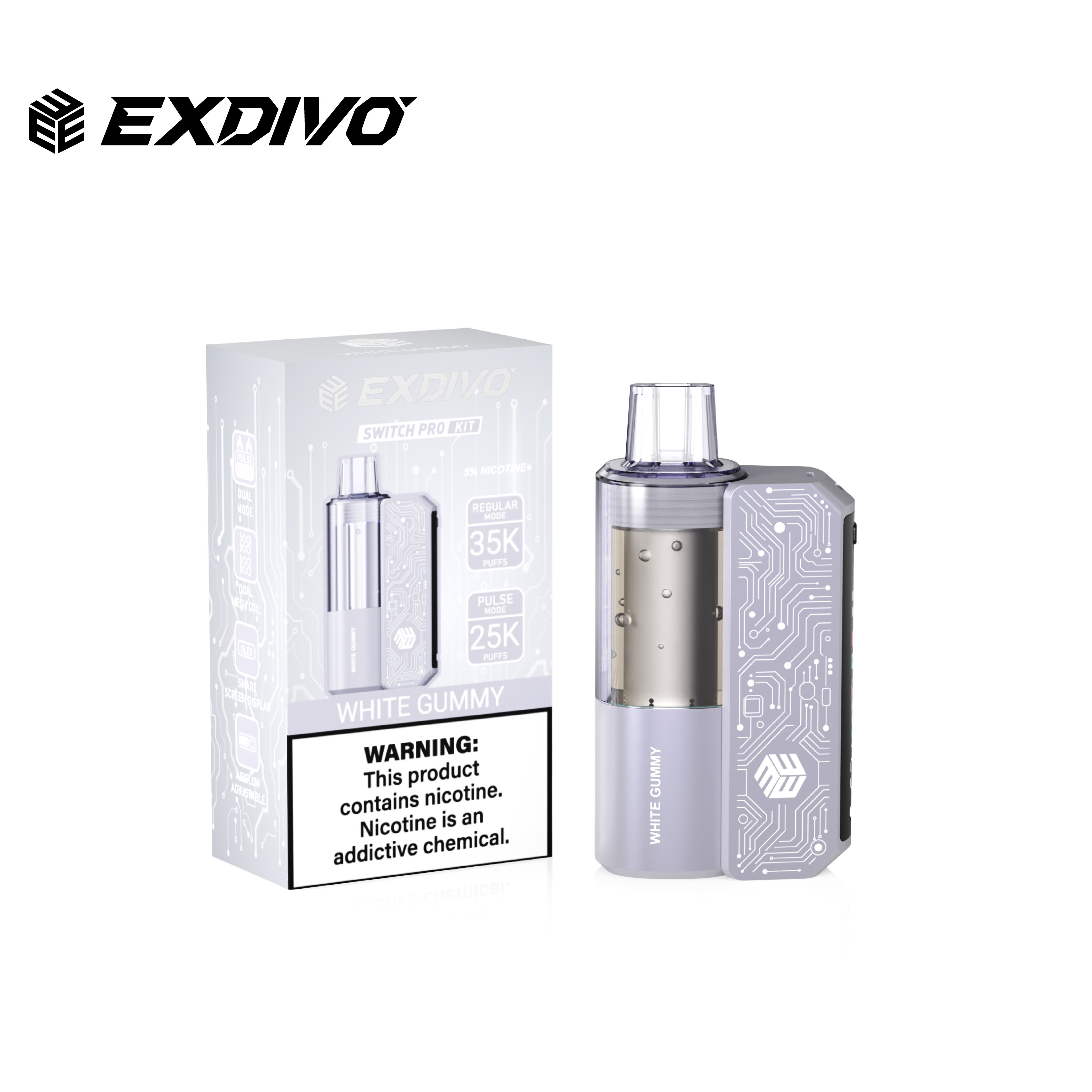 EXDIVO Bright Mirror 35000 Puffs