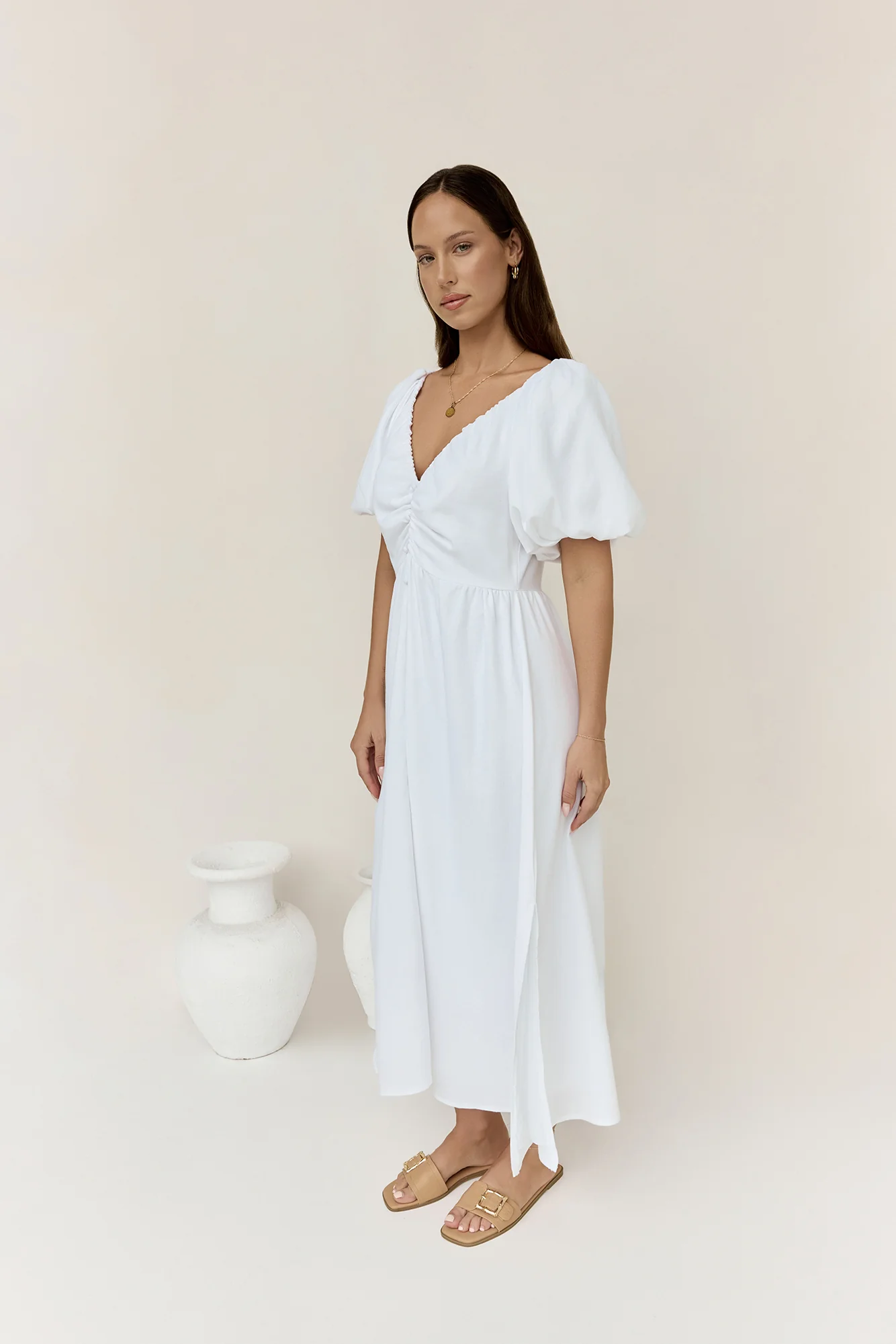 Sunlight Maxi Dress White