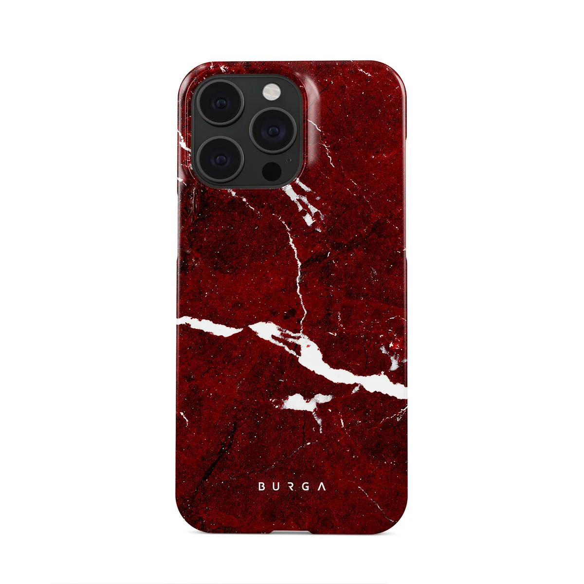 Iconic Red Ruby - Marble iPhone 15 Pro ケース