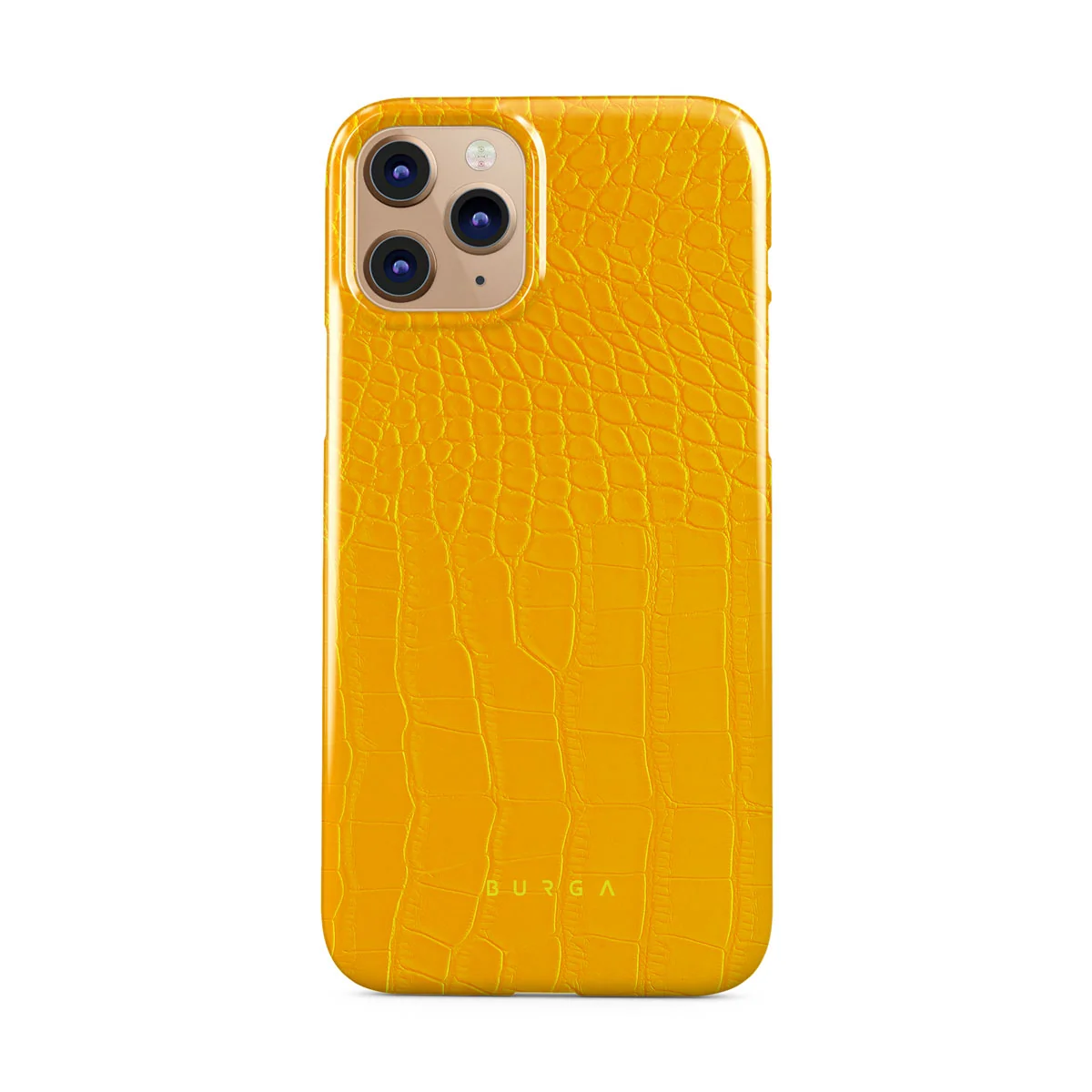 Canary Yellow - Snake Skin iPhone 11 Pro Max ケース