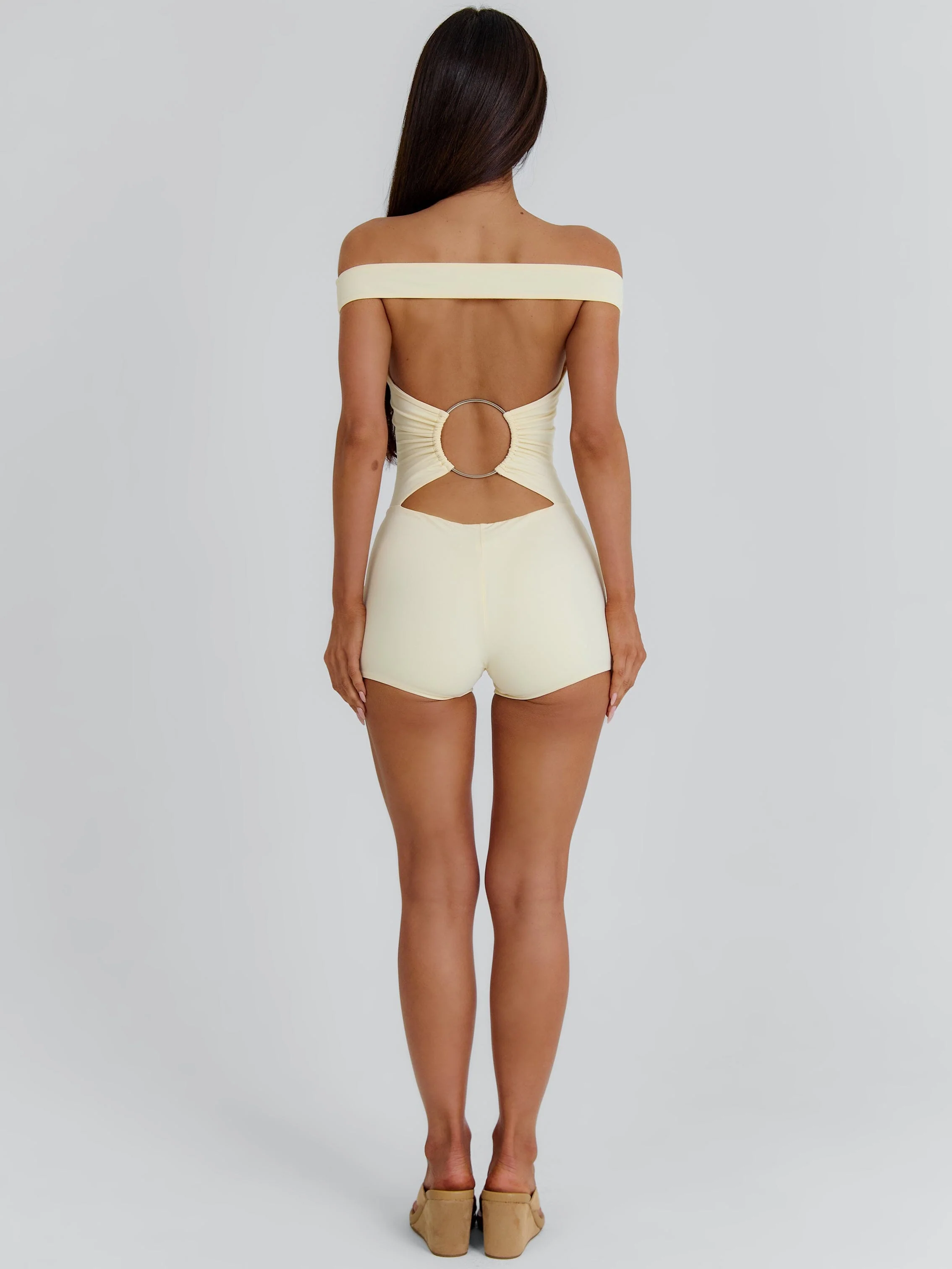 MINA PLAYSUIT CREAM