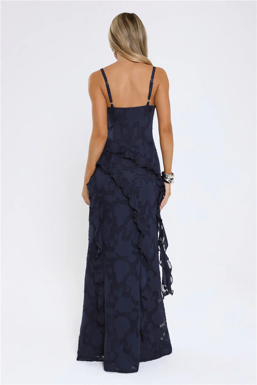 Urban Elegance Maxi Dress Navy