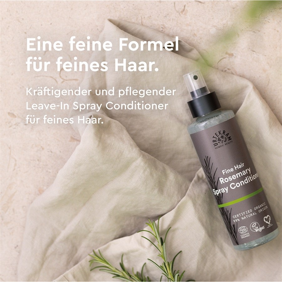 Urtekram Special Hair Care Rozmarynowa odżywka w sprayu do włosów delikatnych