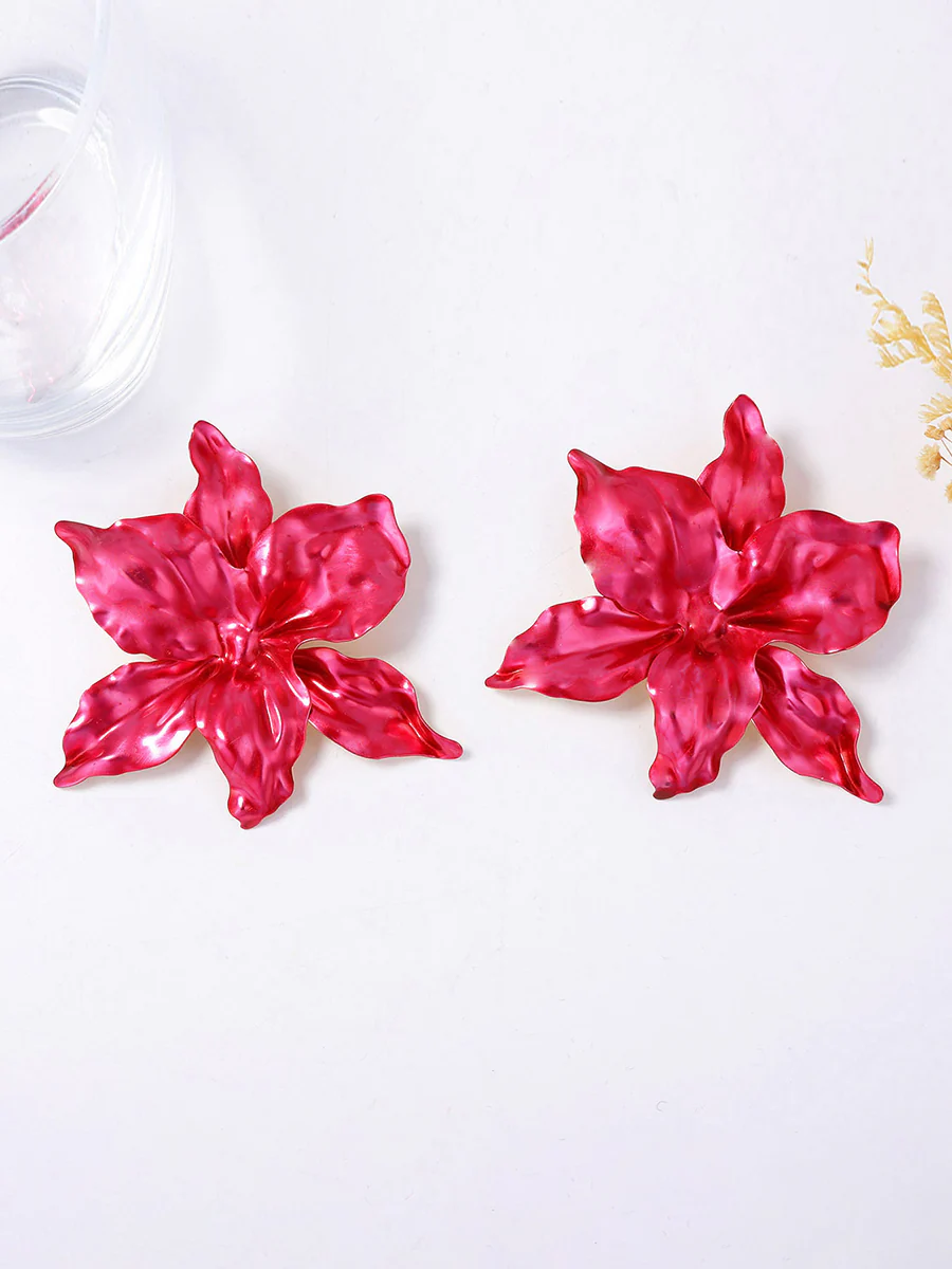 Flower Shape Earrings Accessories