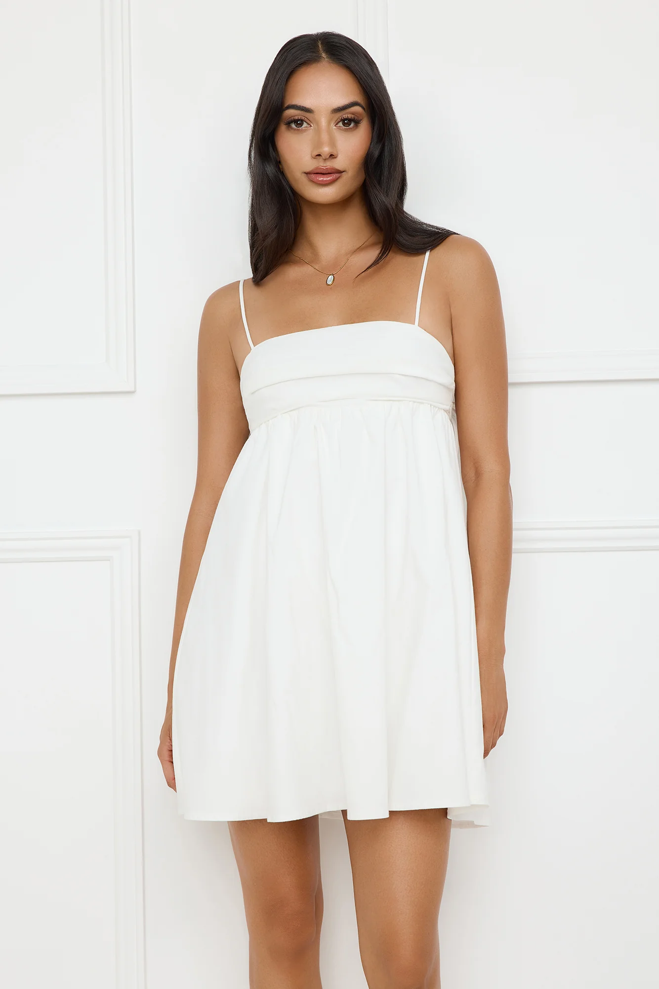 Sands Of Paradise Mini Dress White - luluinthesky