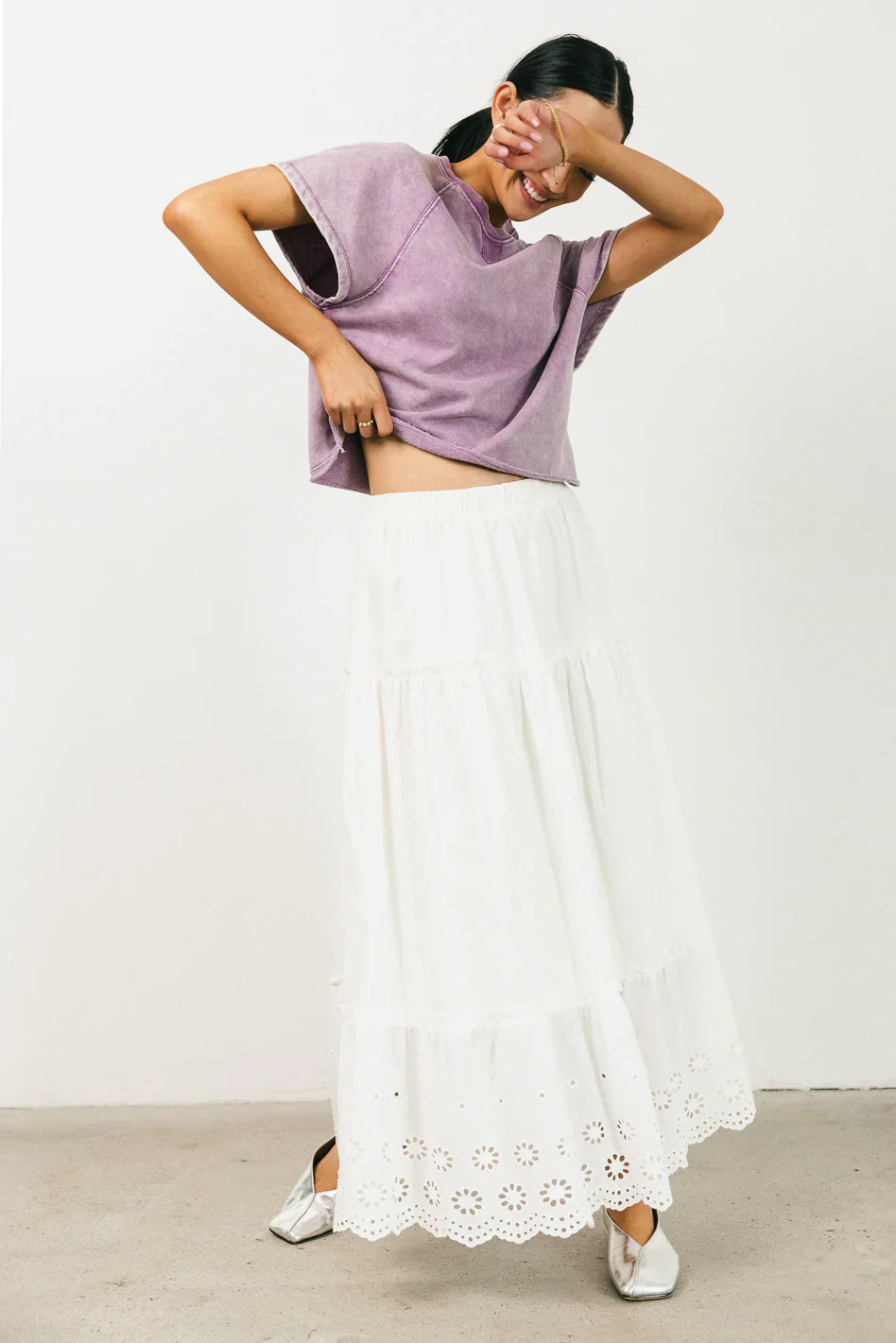 Sierra Cap Sleeve Top in Mauve