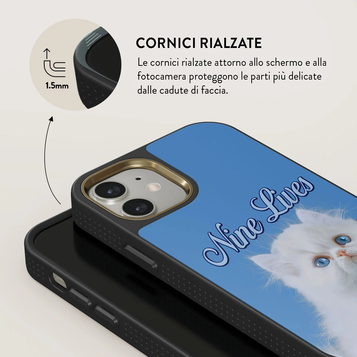 Nine Lives - iPhone 12 ケース