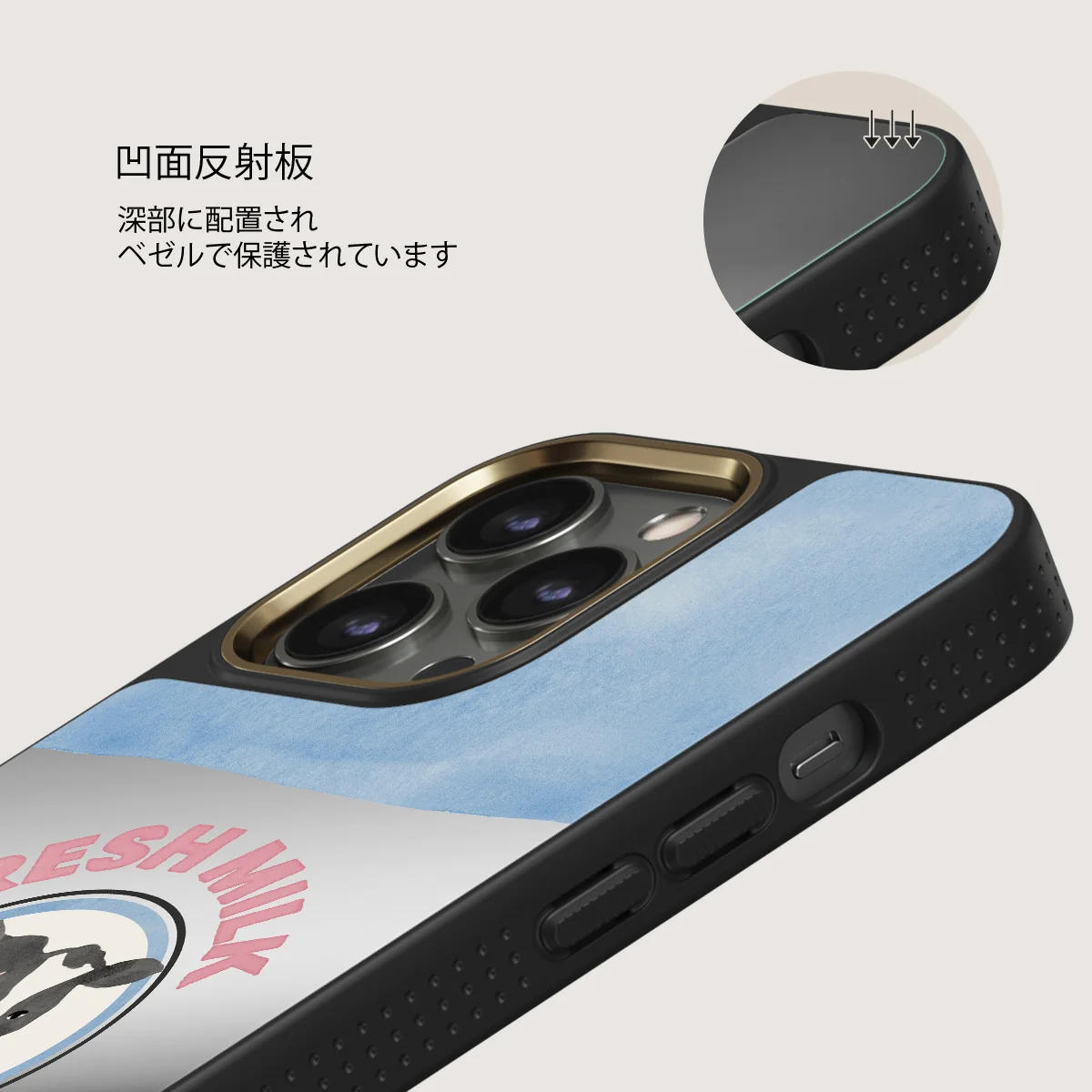 Milkshake - iPhone 12 Pro ケース