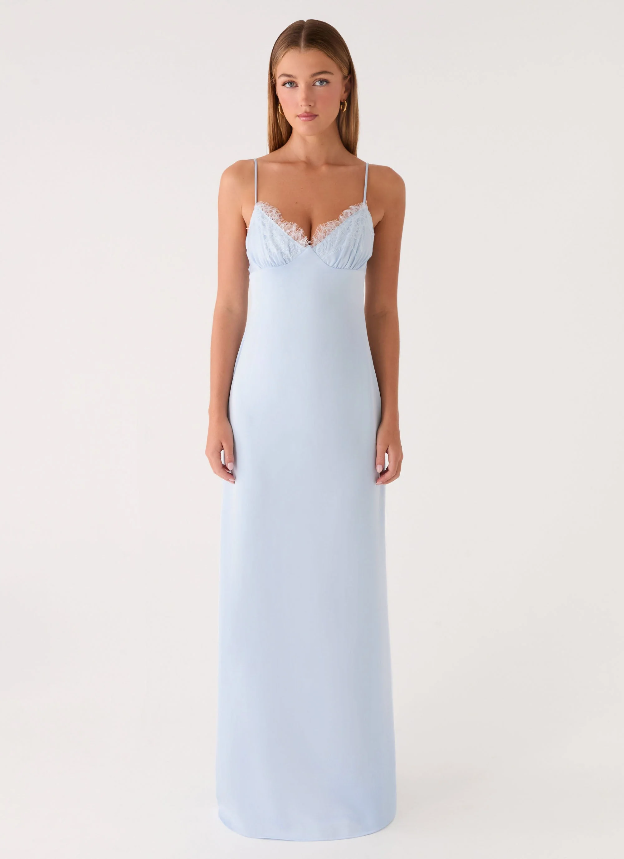 Sunniva Maxi Dress - Blue - luluinthesky
